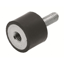 Rubber Vibration Damper (Stud/Tapped) VD2 (VD2-2530M6) 