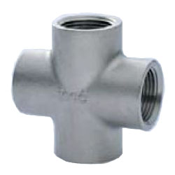 Stainless Steel Screw-in Tube Fitting Cross (304X-40) 