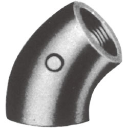 Screw-In PL Fitting, 45° Elbow (PL-45L-2) 