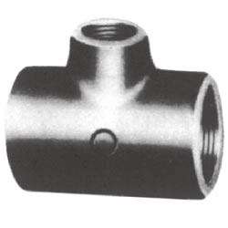 Screw-In PL Fitting, Reducing Tee (Small Branch Diameter) (PL-RT-5X5X1) 