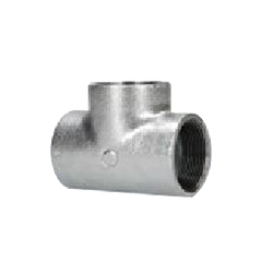 Screw-In Malleable Cast Iron Pipe Fitting, Tee (T-B-3/4) 