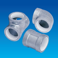 Screw Sealing Agent-Coated Screw Type Malleable Cast Iron Pipe Fitting, PS20K Continuous Feeding Piping Fitting, Reducing Socket (PS-HBRS-5X4) 