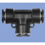 Junron One-Touch Fitting M Series (for General Piping) Reducing Union Tee (PTUM-10-8-PM) 