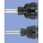 Junron One-Touch Fitting M Series (for General Piping) Reducing Union Y Plug (PYBM-10-PM) 