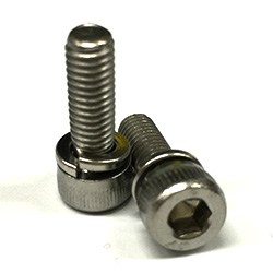 Washer Insertion Screw - Stainless(SUS 304) Single Screw Hexagon Wrench Bolt (KN-268) (KN-268BL-M4-6) 