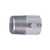 Stainless Steel Screw-in Fitting, Single Nipple (PK-100A) 