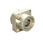 Bearing Holder Set: Spigot Joint Double Type with Retainer Ring Square Shape DSIM (DSIM-6201ZZ) 