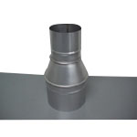 Stainless Steel Duct Fitting, Reducer (Both-Side Insertion Size) 