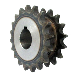 50SD single/double sprocket semi F series with machined shaft holes (New JIS key) (50SD20D17F) 