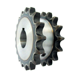 60SD single/double sprocket semi F series with machined shaft holes (New JIS key) (60SD12D23F) 