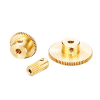 Spur gear m0.3 brass type (S30B14K+0402) 
