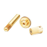 Spur gear m0.5 brass (S50B15K+0803) 