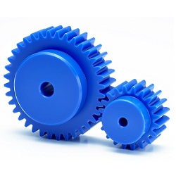 Spur Gear m0.5 POM Blue (Polyacetal) Type (S50BP64B-0503) 