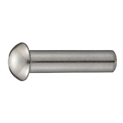 Thin, Flat Rivet/Round Rivet (Stainless Steel) (00004005-3X8-SUS) 