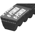 e-POWER Belt, Raw Edge Cogged AX Type (AX-66) 