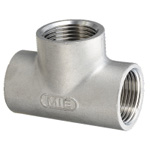 Stainless Steel Screw-In Pipe Fitting, Tee [T] (SCS13A-T-11/2B) 
