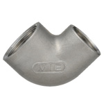 Stainless Steel, Screw-In Pipe Fitting, Reducing Elbow [ER] (SCS13A-ER-1/4B-1/8B) 