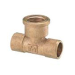 Copper Tube Fitting, Copper Tube Fitting for Hot Water Supply, Copper Tube Water Faucet Tees (M149C-1/2X22.22) 