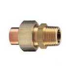 Copper Tube Fitting, Copper Tube Fitting for Hot Water Supply, Copper Tube External Threaded Union (M153G-15.88) 