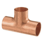 Copper Pipe Fittings, Copper Pipe Fittings for Hot Water and Refrigerant, and Copper Pipe Tees (MK149-22.22) 