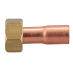 Copper Tube Fitting, Copper Tube Fitting for Hot Water Supply, Copper Tube Socket Adapter (M150A-1/2X9.52) 