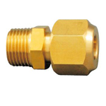 Copper Pipe Fitting, Flare Type Copper Pipe Fitting (Refrigerant Compatible Part), Flare Outer Thread Adapter (M154FKD-6.35X1/8) 