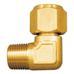 Copper Tube Fittings, Fittings for Flared Type Copper Tube (Refrigerant Compatible), Flared One-Side Threaded Elbow (M148FKGD-6.35X1/8) 