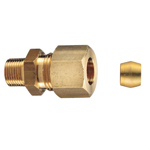 Copper Pipe Fitting, Ferrule Ring Type Copper Tube Fitting, Male Adapter With Ferrule Ring (M154RK-12.7X3/8) 