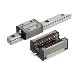 Linear Guides for Super Heavy Load - Stainless Steel - With Plastic Retainers, Interchangeable, Light Preload