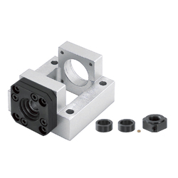 Support Units - Fixed Side, Square <Convenient> - Integrated AC Servo Motor Bracket