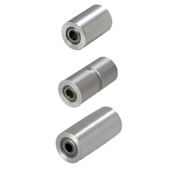 Idlers for Flat Belts-Straight Type/Crosspiece Groove Straight Type/Crowned Type/Width L25-100