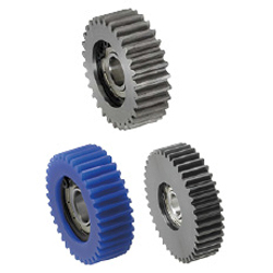 Spur Gears - Bearing Built-In, Pressure Angle 20° (GEABDM1.5-26-15) 