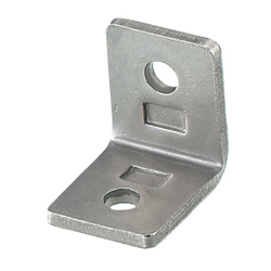 Thin Stainless Steel Tabbed Brackets For 5 Series (Slot Width 6mm) Aluminum Frames (HBLSP5-SST) 