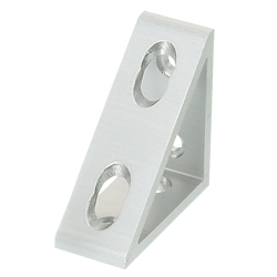 Triangle Brackets - For 1 Slot - For 6 Series (Slot Width 8mm) Aluminum Frames (HBLDSWT6-SSU) 