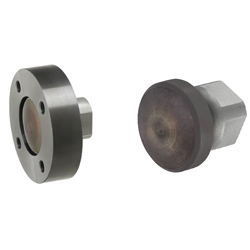 Floating Joints, Flange Mounting - Flat Dual Mountable Side Flange and Cylinder Connector with 4 Sided Wrench Flats - Sets (FJBT14) 