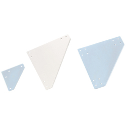 Sheet Metal Bracket For 6 Series (Slot Width 8mm) Aluminum Frames - Triangle-Shaped (SHPTCUL6) 
