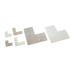 Sheet Metal Bracket For 8-45 Series (Slot Width 10mm) Aluminum Frames - L-Shaped (SHPTLS8) 