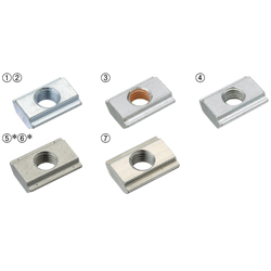 For 8 Series (Slot Width 10mm) - Post-Assembly Insertion - Stopper Nuts (HNTASN8-4) 