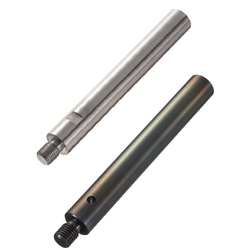 Linear Shafts-One End Threaded with Undercut and Wrench Flats / Cross-Drilled Hole