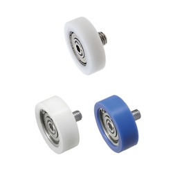 Engineered Plastic Bearings - No Retaining Ring - Threaded Stud Hex Socket (EBBD35) 