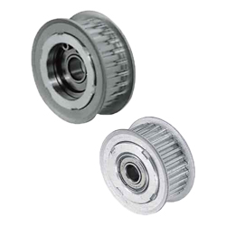 Flanged Idlers with Teeth - S2M, S3M - Center Bearing
