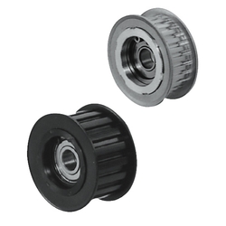 Flanged Idlers with Teeth - S5M, S8M - Center Bearing