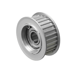 Flanged Idlers with Teeth - T5, T10 - Center Bearing