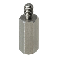 Small Dia. Hex Posts - One End Threaded One End Tapped (SLCG5.5-15) 