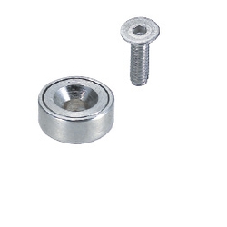 Magnet - Countersunk with Holder - Round Type (HXCC25) 