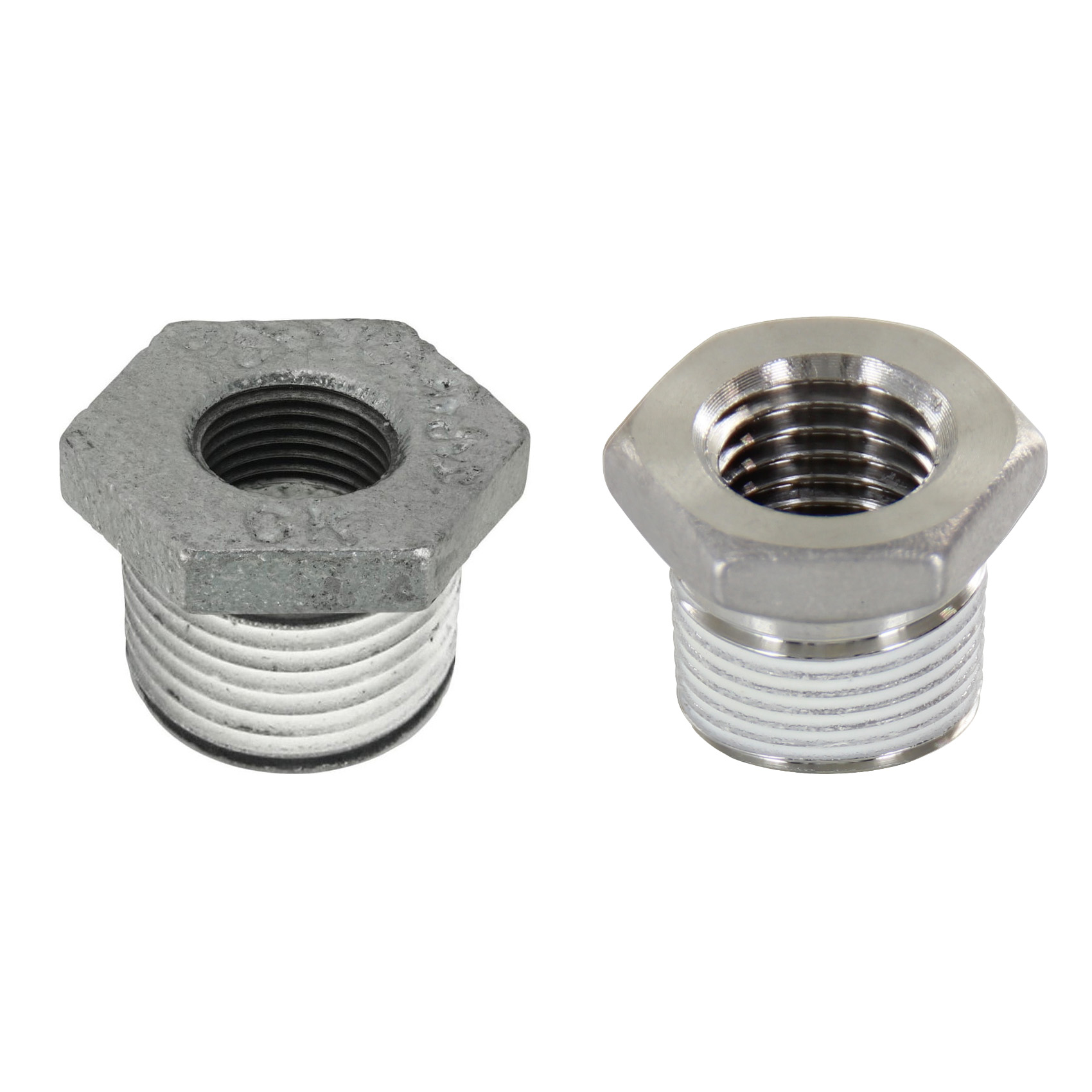 Low Pressure Screw Fittings - Thread Coated Type - Steel Pipe Fittings - Bushings (SGCPB24) 
