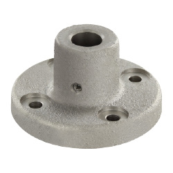 Device Stands - Round Flanged, Through Holes, with Dowel Holes (Bracket only) (CSTFM10-BH) 