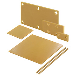 Amber Color Rubber Sheets - Adhesive/ No Adhesive (AMSE5-500) 