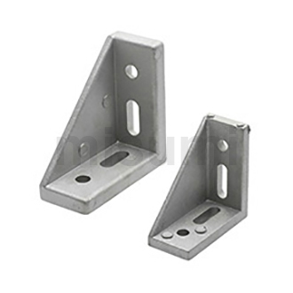 Tabbed Brackets For Aluminum Frames, High Rigidity (LBSB8-6060-C-SET) 