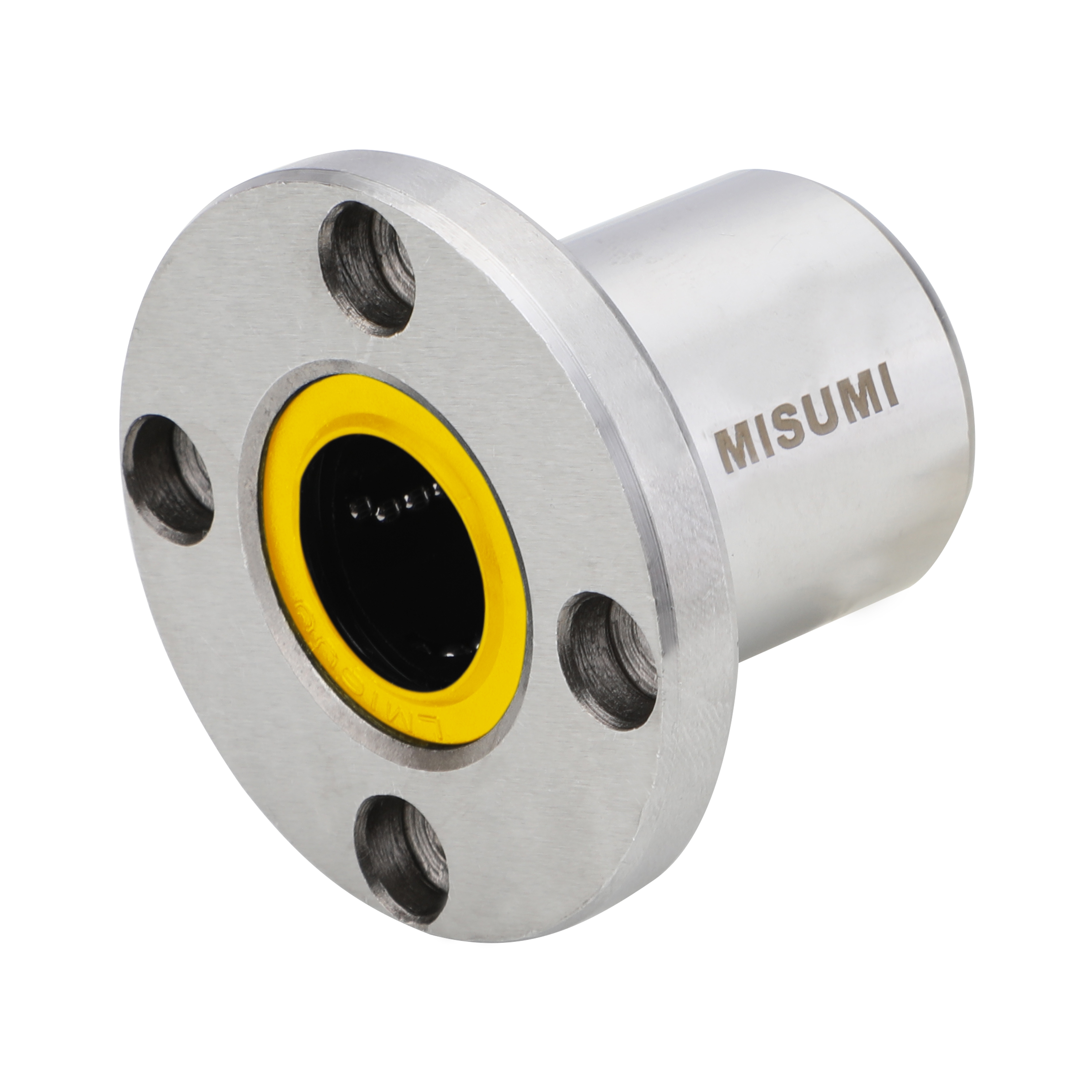 Round Flanged Linear Bushings, Single / Double / Opposite Counterbored Hole (E-LBFZ16UU) 